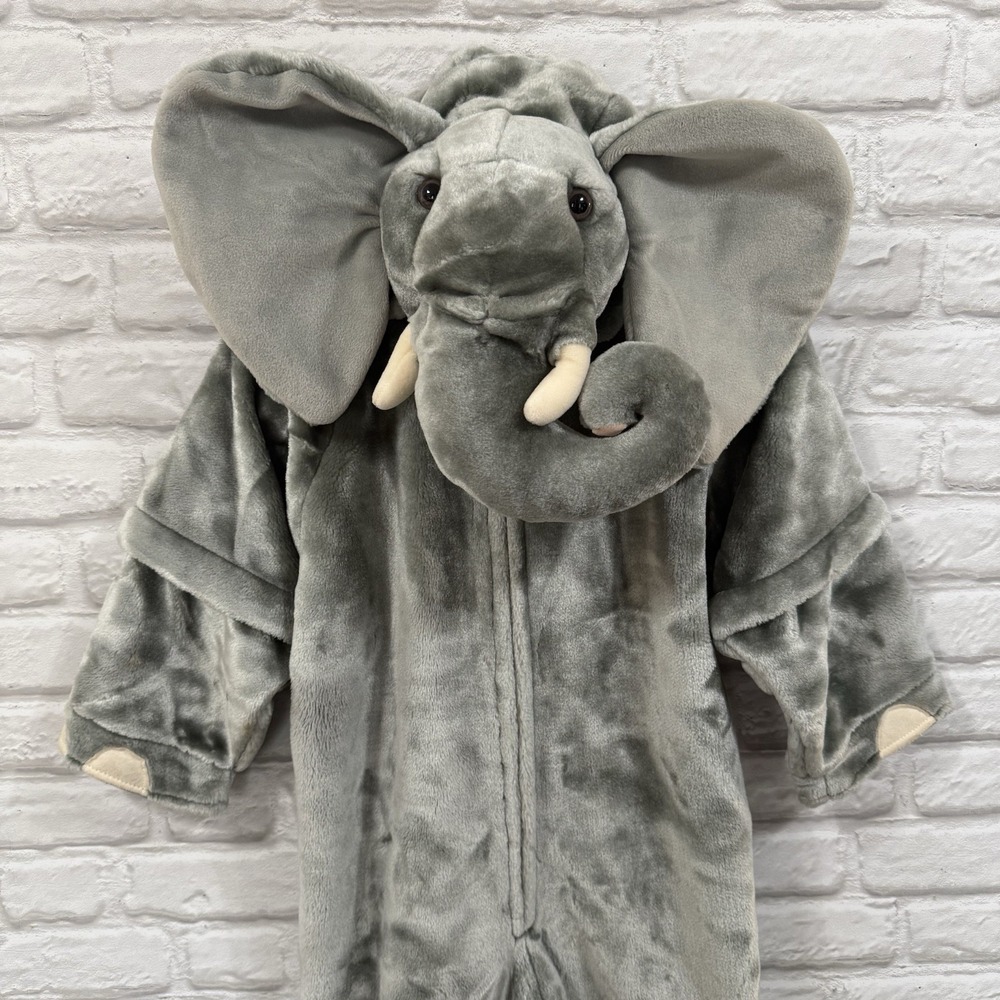 Kids Elephant Halloween Costume Sz 5-7 One Piece Theater Quality Warm Fast Ship!